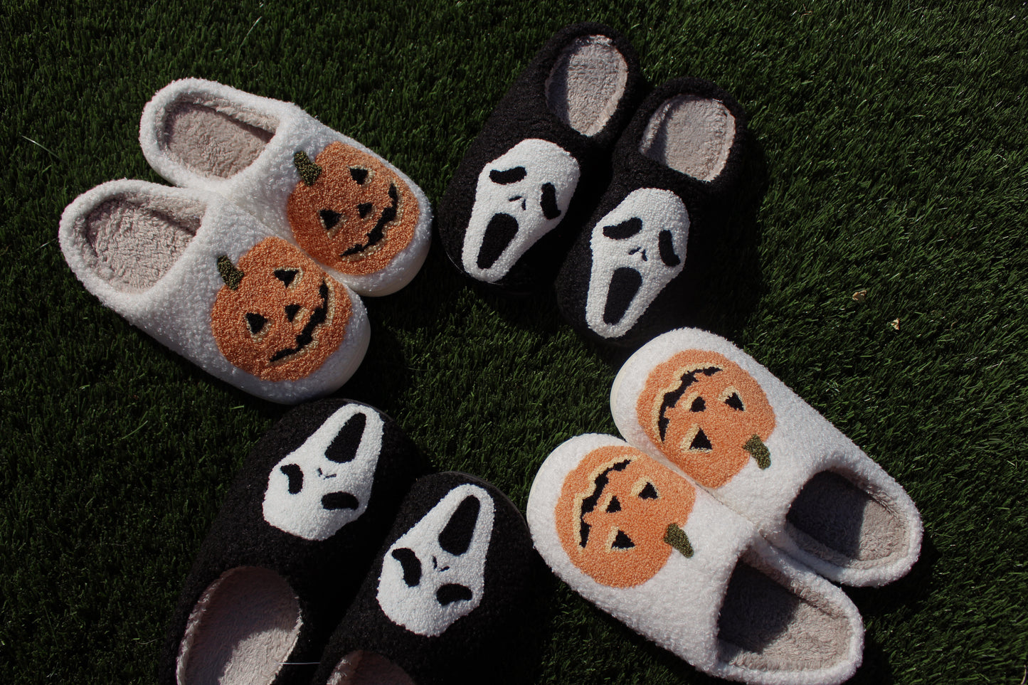 Ghost Face Slippers