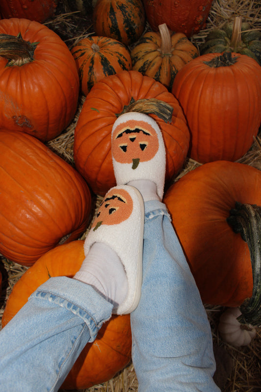 Jack O Lantern Slippers